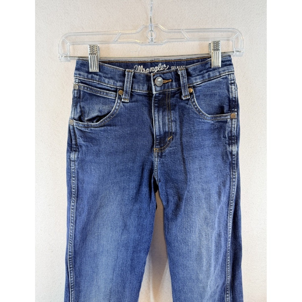 Wrangler Retro Jeans Relaxed Boot, Boys 12 SLIM Denim Adjustable Waist Stretch - Picture 1 of 10